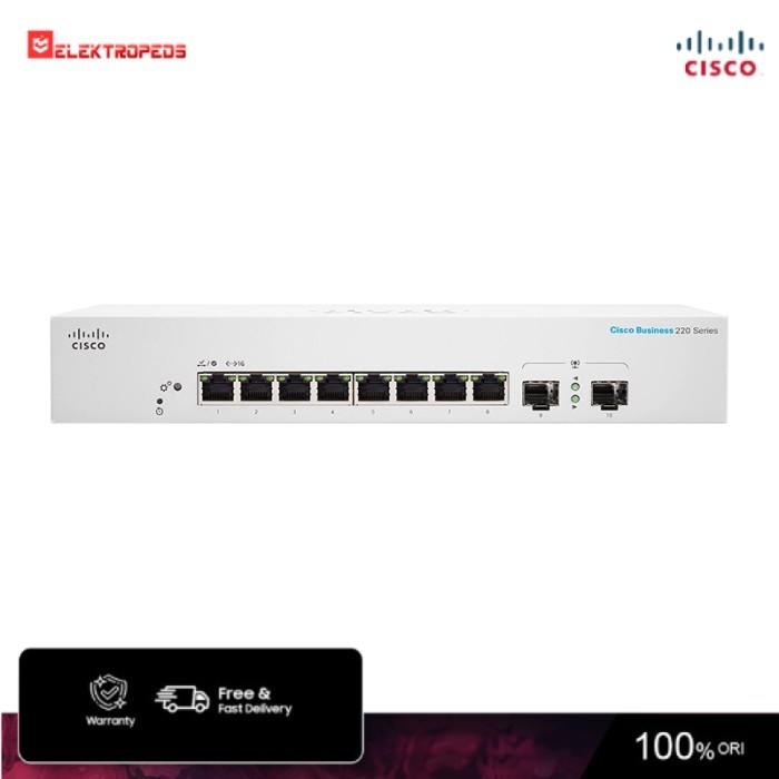 Cisco CBS220-8T-E-2G cisco bussines smart switch CBS220 - Cisco Switch - Switch - Cisco