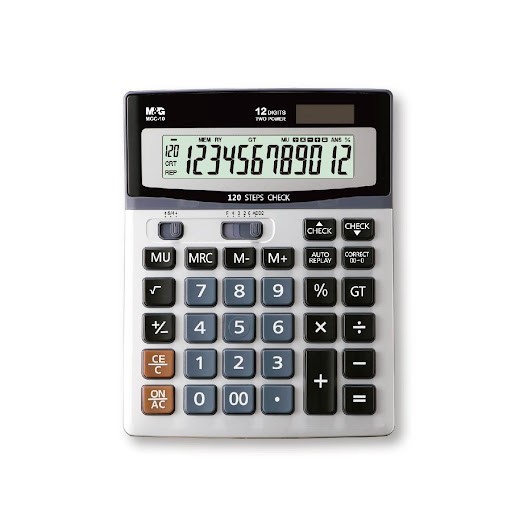 

M&G 120 Steps Calculator 12 Digits / M&G Kalkulator 12 Digit MGC-10