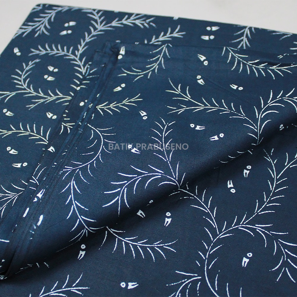 Batik Prabuseno Kain Batik Print  Jalar Biru Dongker Seri Kalanata Meteran Premium  Kekinian Aesthet