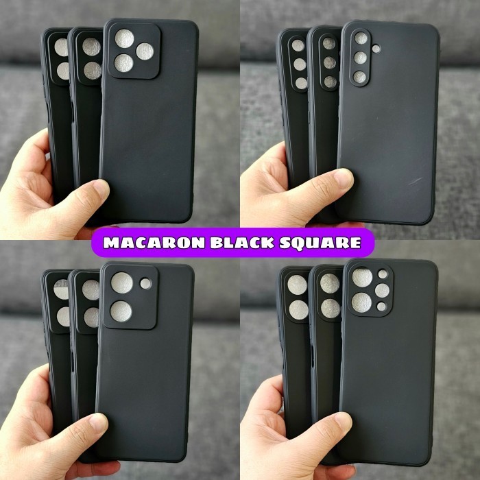 REDMI NOTE 10 PRO CASE MACARON BLACK REDMI NOTE 10 PRO