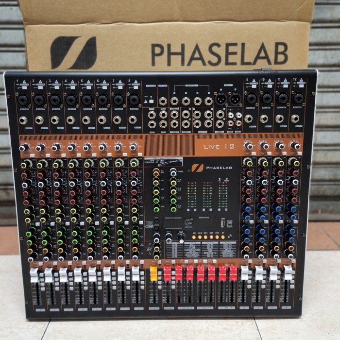 Mixer audio phaselab live12 live 12 12CH soundcard original phase lab