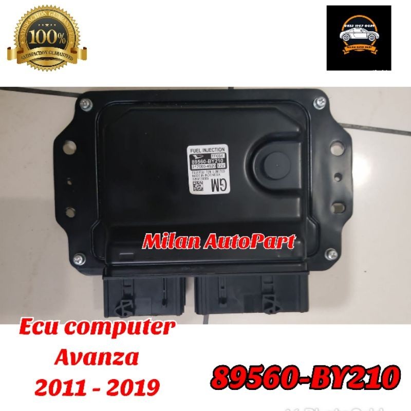 Ecu computer Engine Control Unit Avanza 89560-BY210 2011 2012 2013 2014 2015 2016 2017 2018 2019 Ori