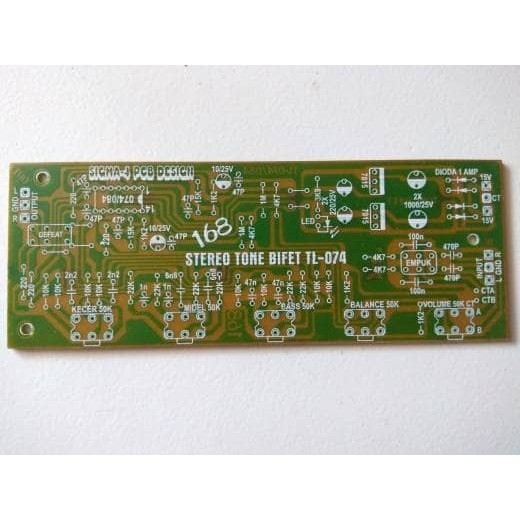 Part Tool PCB Stereo Tone Control Bifet TL074/084