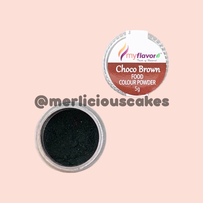 

Choco Brown Food Colour Powder My Flavor Pewarna Makanan Bubuk 5 Gram