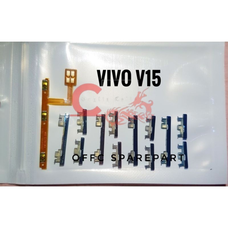 Tombol Set Flexibel On Off Volume Vivo V15 + Tombol Luar On Off Volume Vivo V15