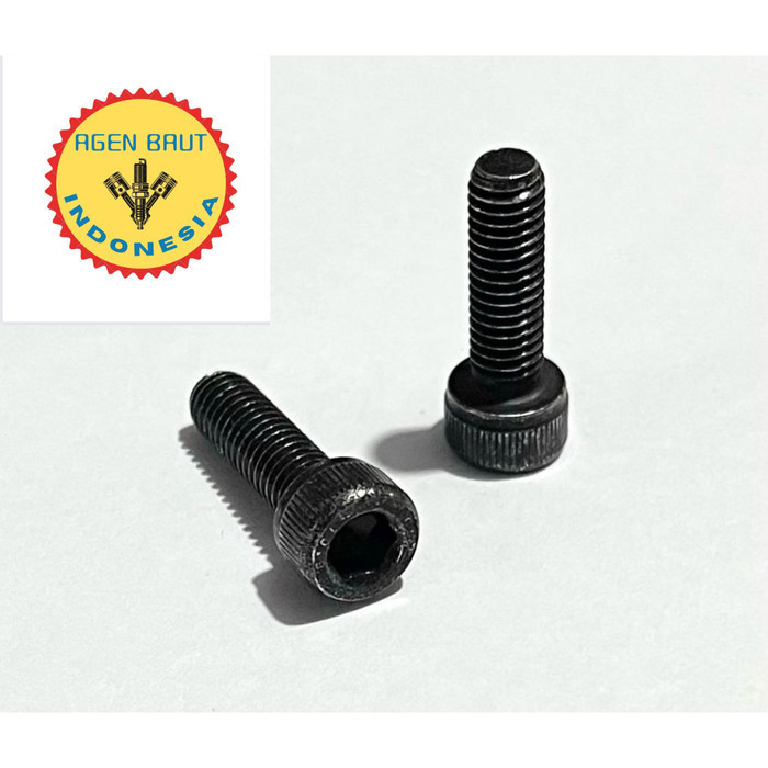 Baut 10 Kunci L M6x20 Hitam