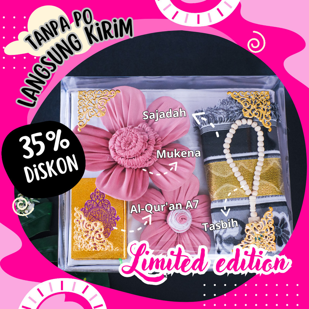 seserahan alat sholat/ mahar seperangkat alat sholat/ mukena seserahan pernikahan/ seperangkat alat 