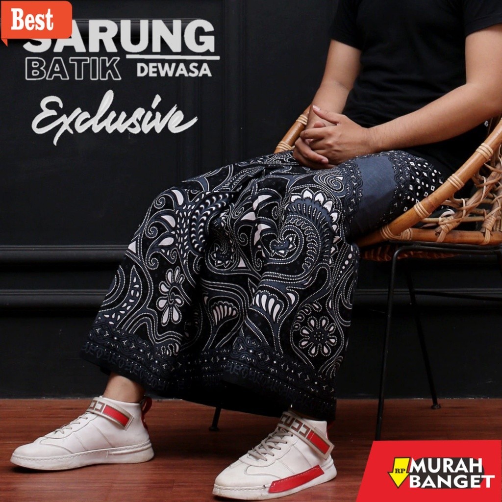 Sarung idaman- Yasmine Store Bawahan Muslim Pria Sarung Pria Dewasa Perlengkapan Sholat Pria Sarung 