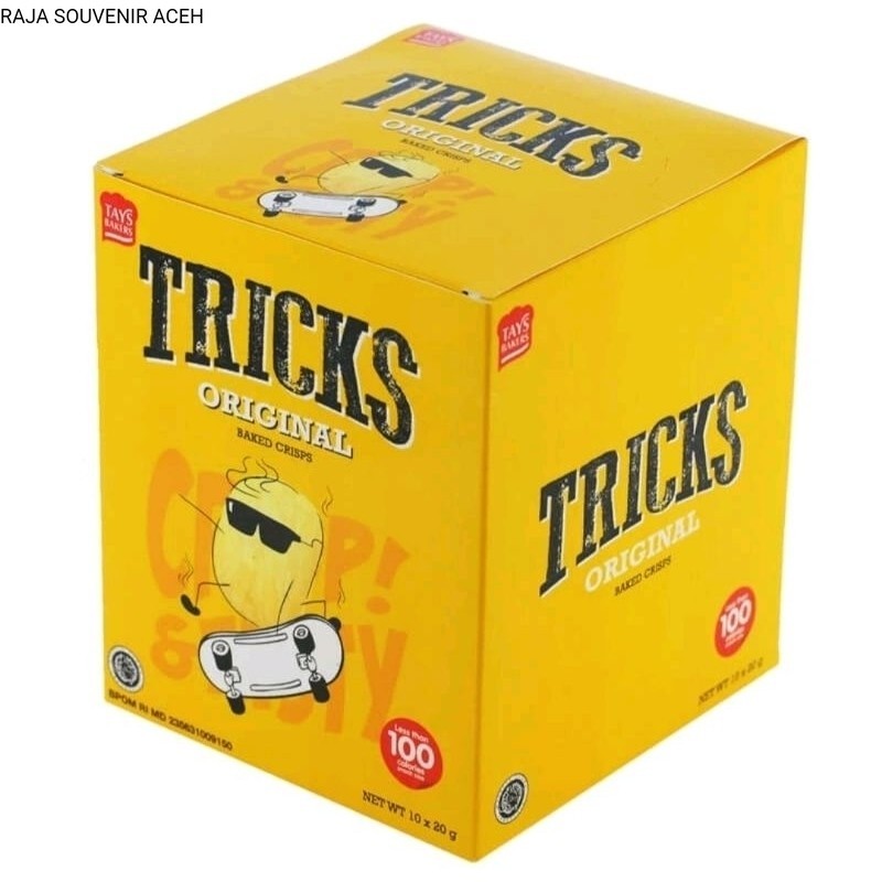 

Potato Tricks Original Baked Crisps 1 Box 10pcs
