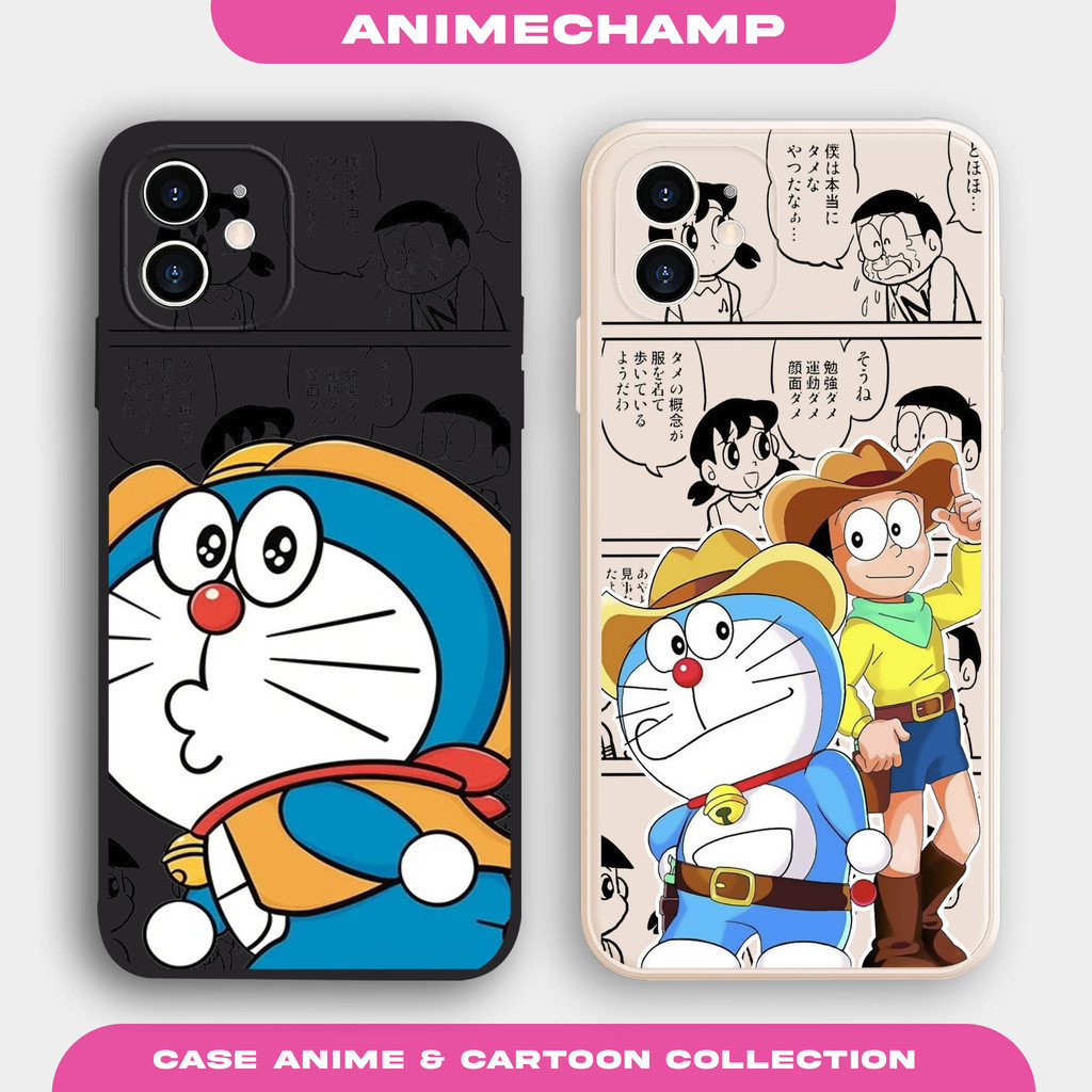 Case Komik Kartun Doraemon AC524 Oppo A16 A17 A17K A57 A5S A12 A11K A78 A15 A16K A54 A55 A74 A76 A96