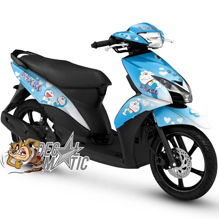 Decal Mio GT Full Body Variasi Stiker Full body Motor J Stcker Mio J/ Mio GT  Doraemon Love