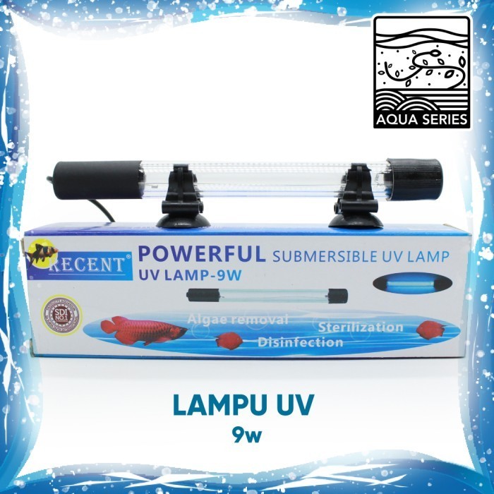 LAMPU UV AQUARIUM AKUARIUM AQUASCAPE KOLAM CELUP RECENT 9 Watt 25cm