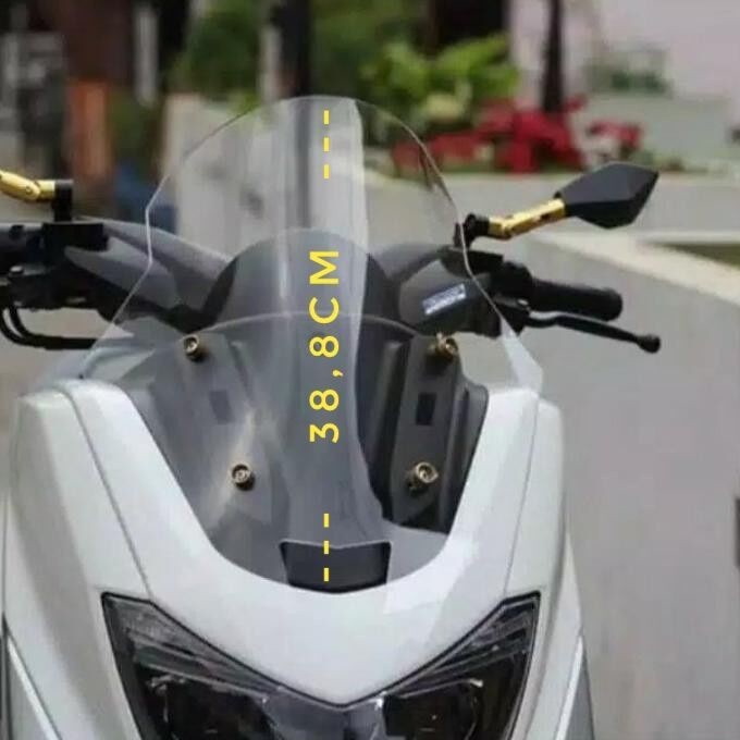 Visor Nmax Old 2015-2019 Model TDR Bening dan Riben - Windshield Tameng Motor