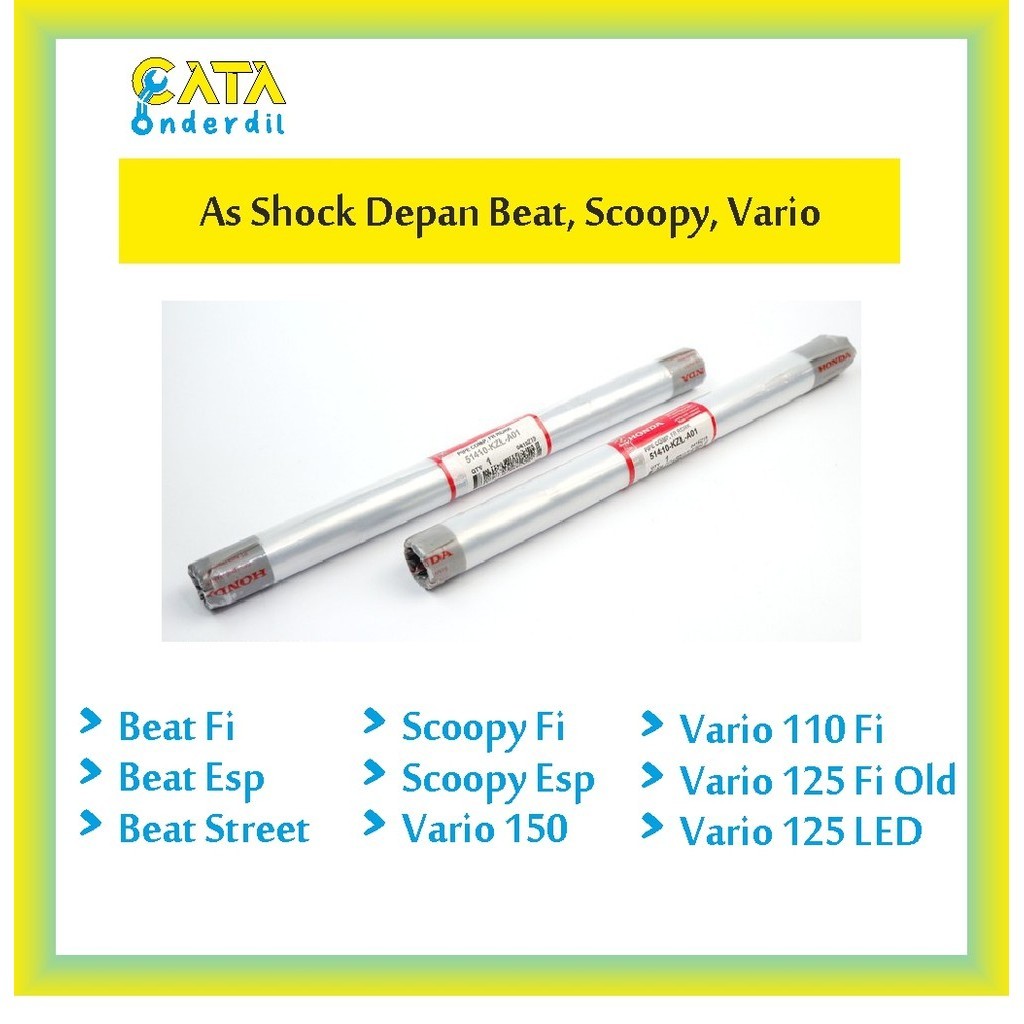 As Shock Beat FI Vario KZL As Shock Depan Beat Injeksi