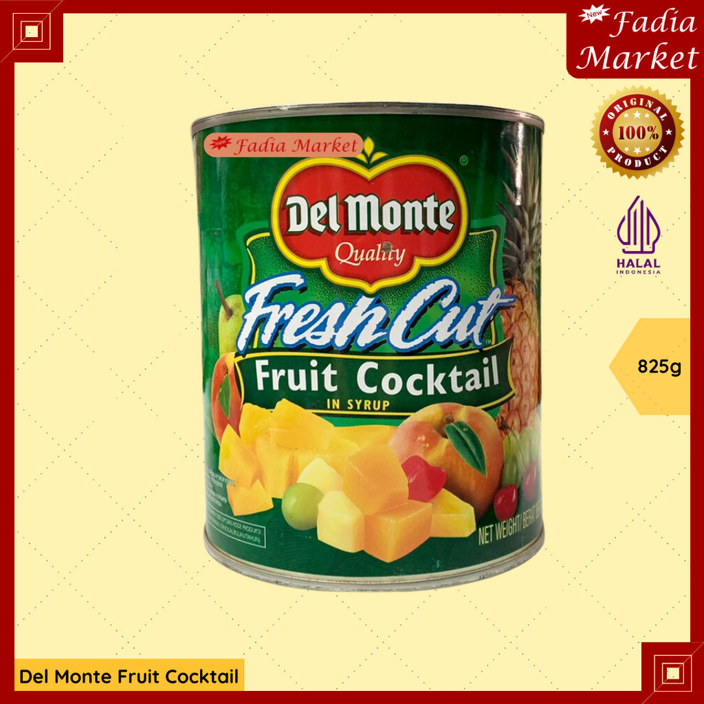 

Del Monte Fruit Cocktail Mix Buah Campur Kaleng 825g