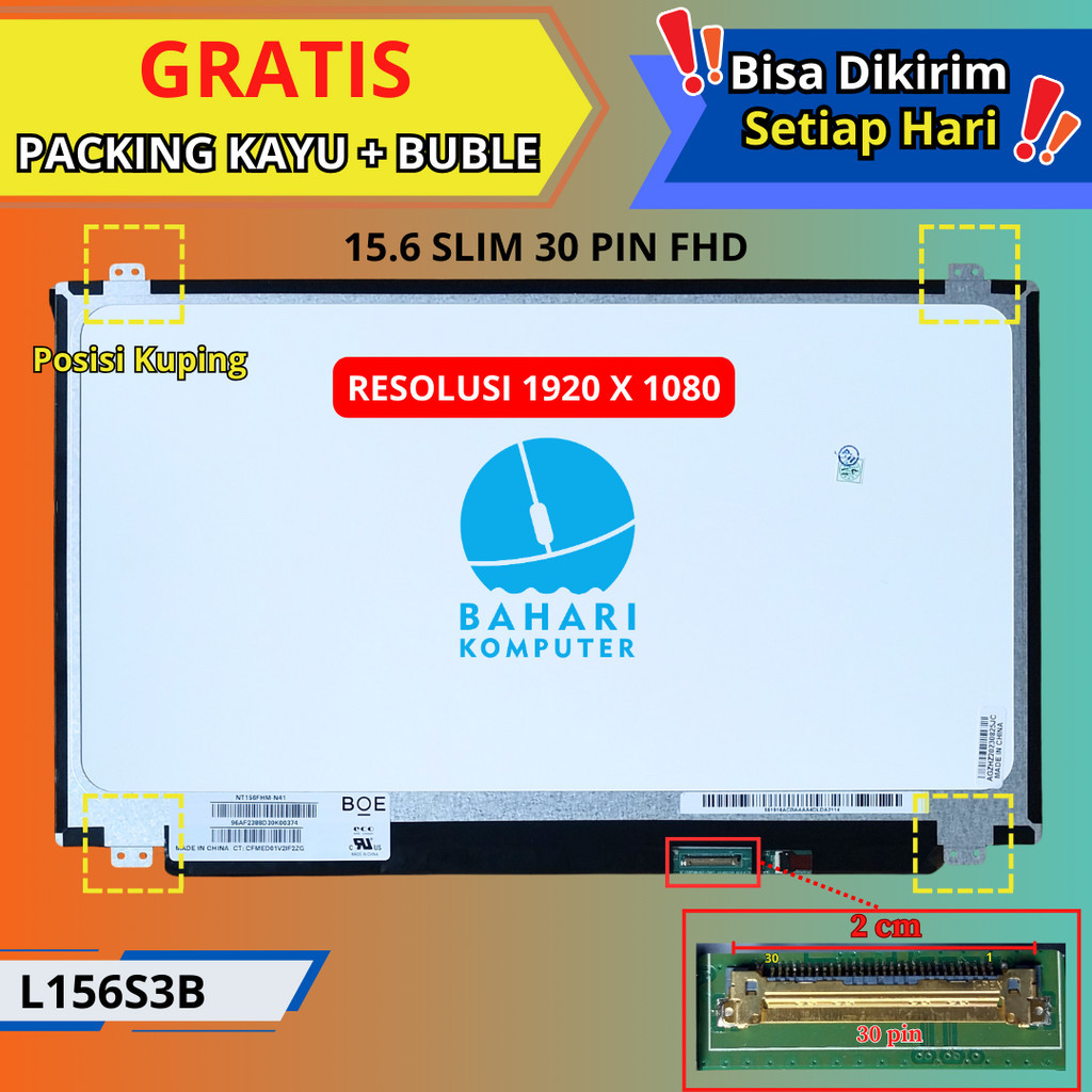 LED LCD MSI GL62M 7RDX GL62M 7REX GS60 GP60 GS62 15.6 Inch Full HD