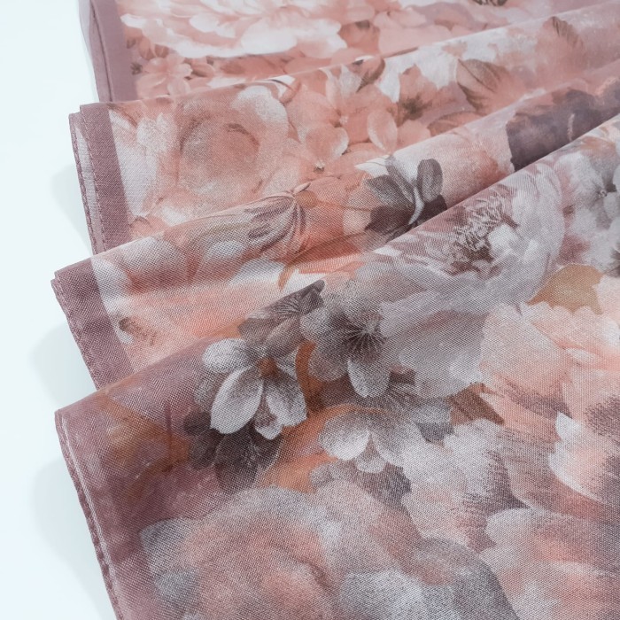 Jilbab Turki Karaca Hijab Segiempat Syari Polycotton 140 x 140 - 001 - Kirim Random