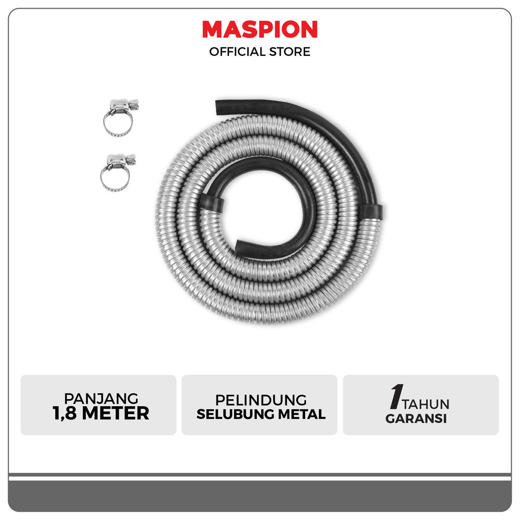 Maspion Selang Regulator Kompor Gas 1.8 Meter MSL-18