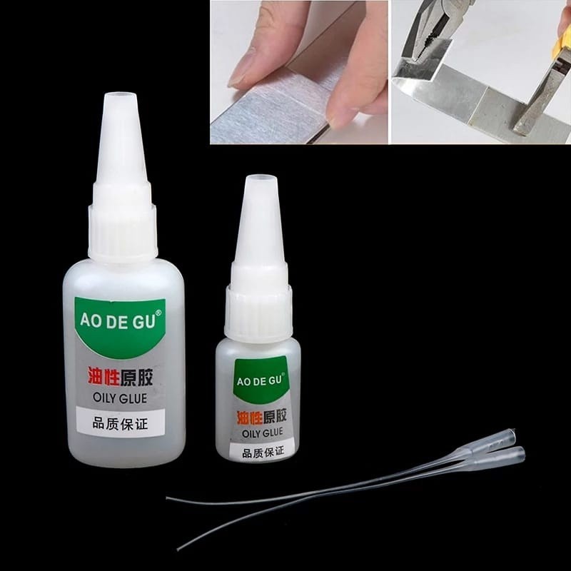 

KENZ OILY GLUE 20GR & 50GR LEM SUPER SERBAGUNA PEREKAT KUAT KERAMIK KACA LOGAM KARET PLASTIK CAIRAN SUPER KUALITAS BAGUS