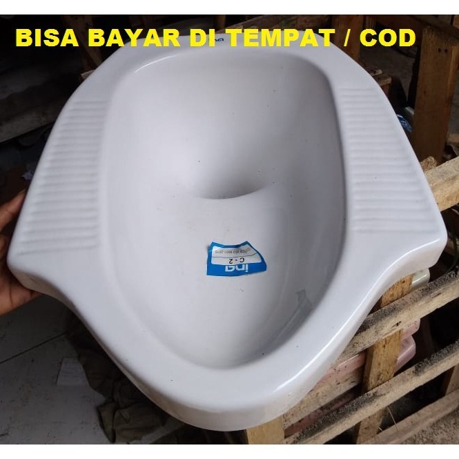 CLOSET JONGKOK INA PUTIH , PINK , DAN BIRU C-2 TOILET / KLOSET JONGKOK MEREK INA