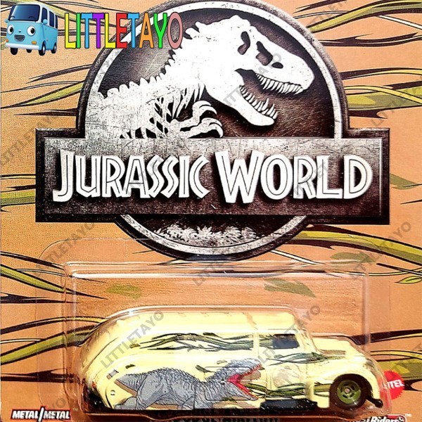 HOTWHEELS JURASSIC WORLD 38 DODGE AIRFLOW - PARK DOMINION DINOSAURUS -OSC25