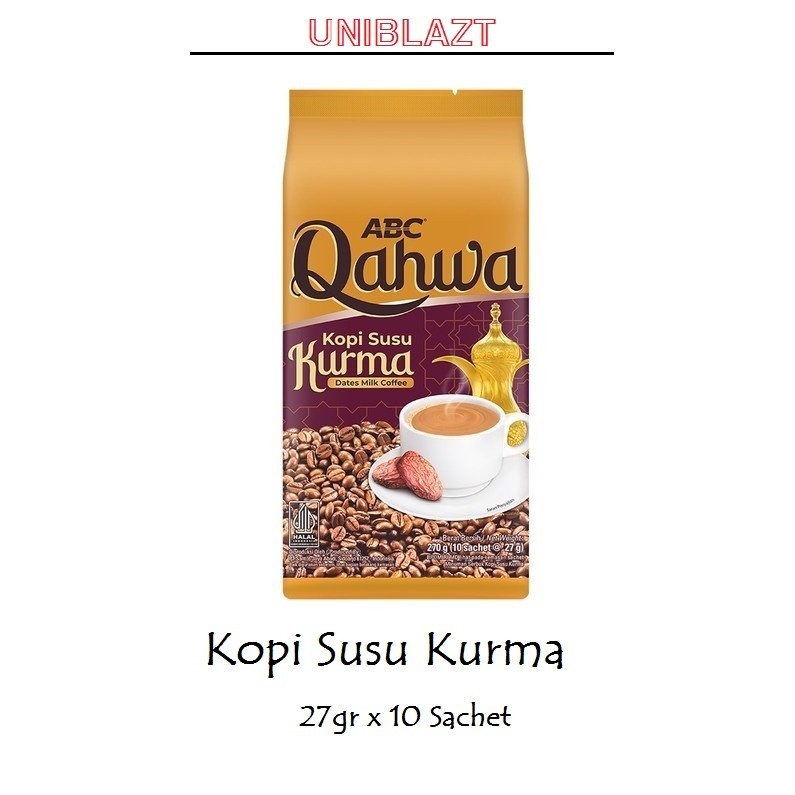 

ABC Kopi Susu Kurma Qahwa (10 x 27 gr)