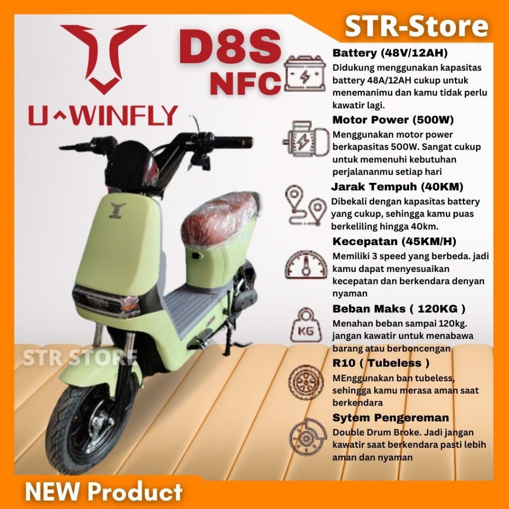 UWINFLY D8S SEPEDA LISTRIK D8S SELIS D8S UWINFLY GARANSI RESMI U WINFLY D8S D8 S SEPEDA LISTRIK