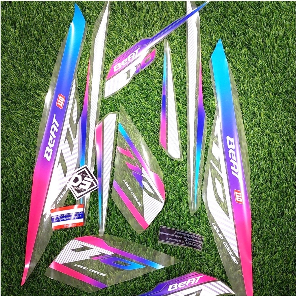 

Striping stiker Transparan Beat Deluxe 2020 s.d 2023 ( TR002 ) Variasi Rainbow Custom Motorcycle