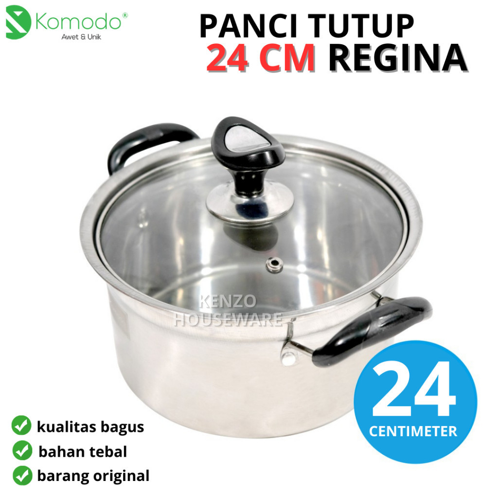 PROMO KOMODO PANCI MIE 24 TUTUP REGINA PANCI MASAK AIR MIE KUAT STAINLESS