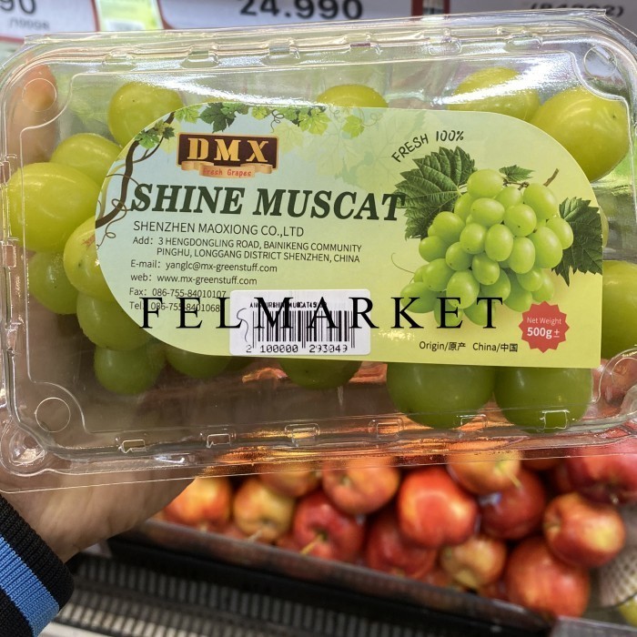 

Anggur Shine Muscat Tanpa Biji Fresh / Pack