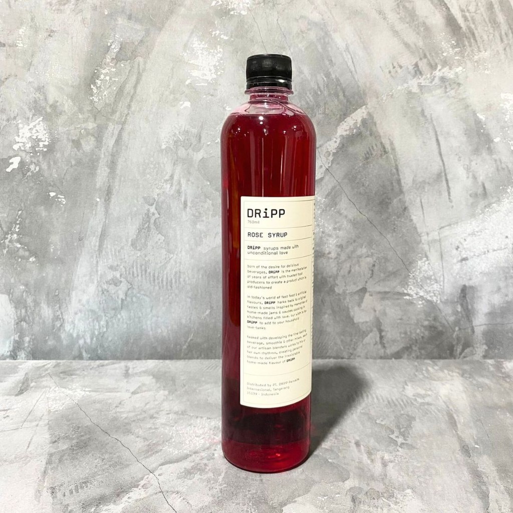 

DRiPP Rose syrup 760 ml - sirup rasa mawar