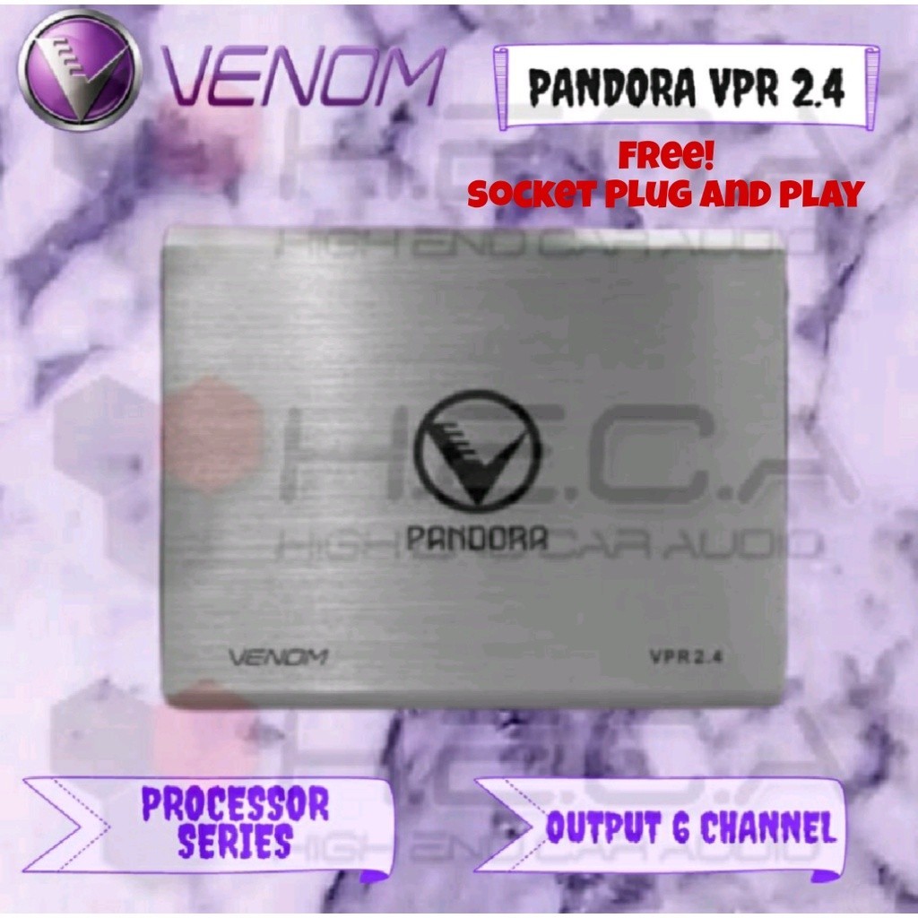 VENOM Pandora VPR-2.4 Processor DSP Prosesor Equalizer Audio Mobil
