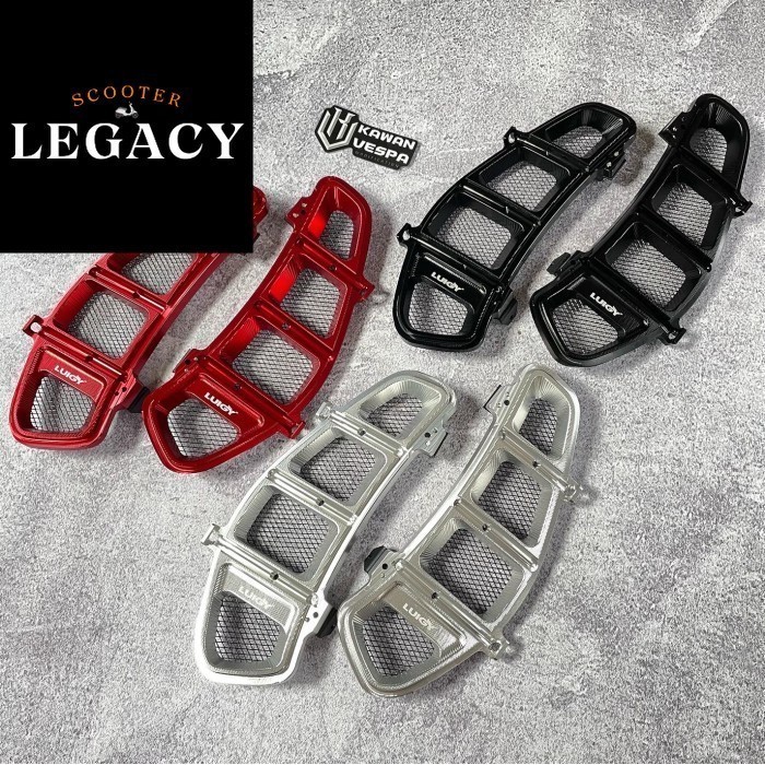 Grill Glove Box Air Inlet CNC LUIGY Vespa GTS GTV 3V Iget Non Keyless