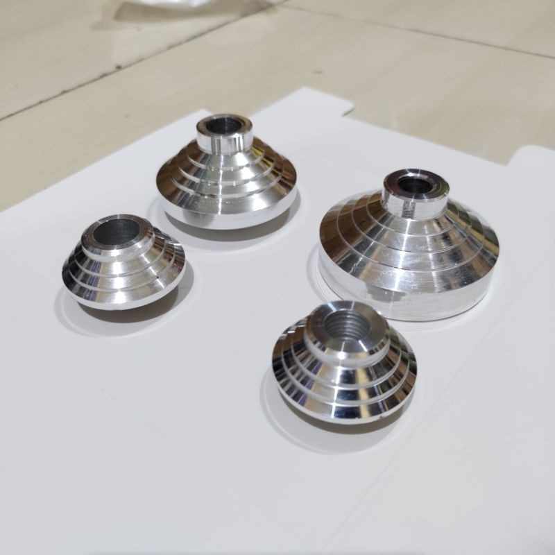 Sepasang Boshing GIRBOX GEAR BOX GEARBOX DEPAN CHROME PIRAMID MOTOR MAATIC BEBEK  MIO JUPITER XEON X