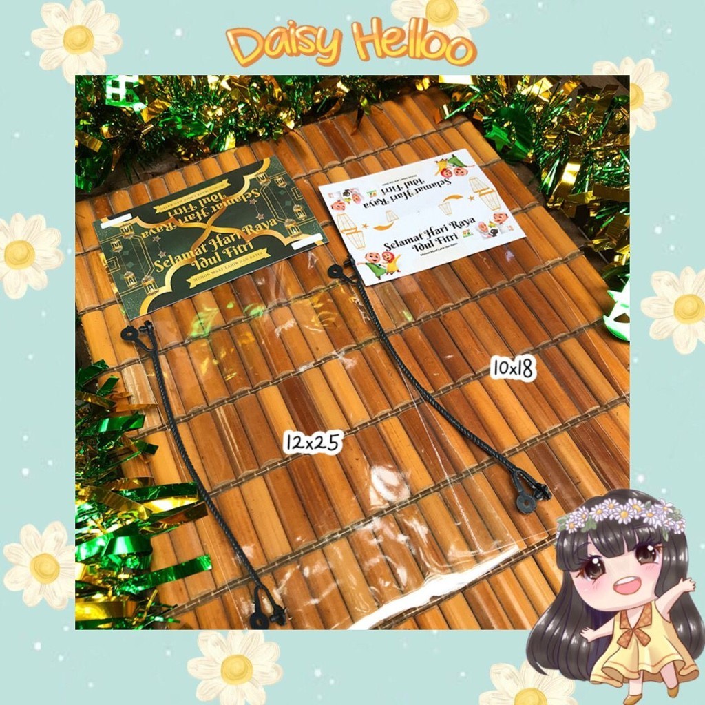 

Plastik Tali Label Lebaran 2025 isi 10 pcs Idul Fitri Hari Raya Eid Mubarak Ramadhan Hampers Snack Uang Thr Anak Muslim Bingkisan Hadiah Atk Banjar Banjarmasin Bjm DaisyHelloo