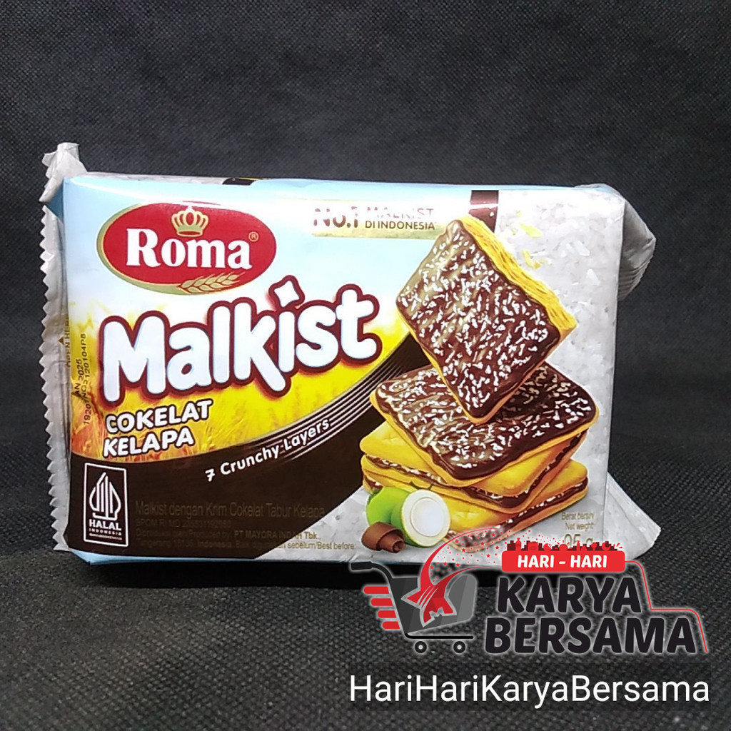 

ROMA MALKIST COKELAT KELAPA 95GR