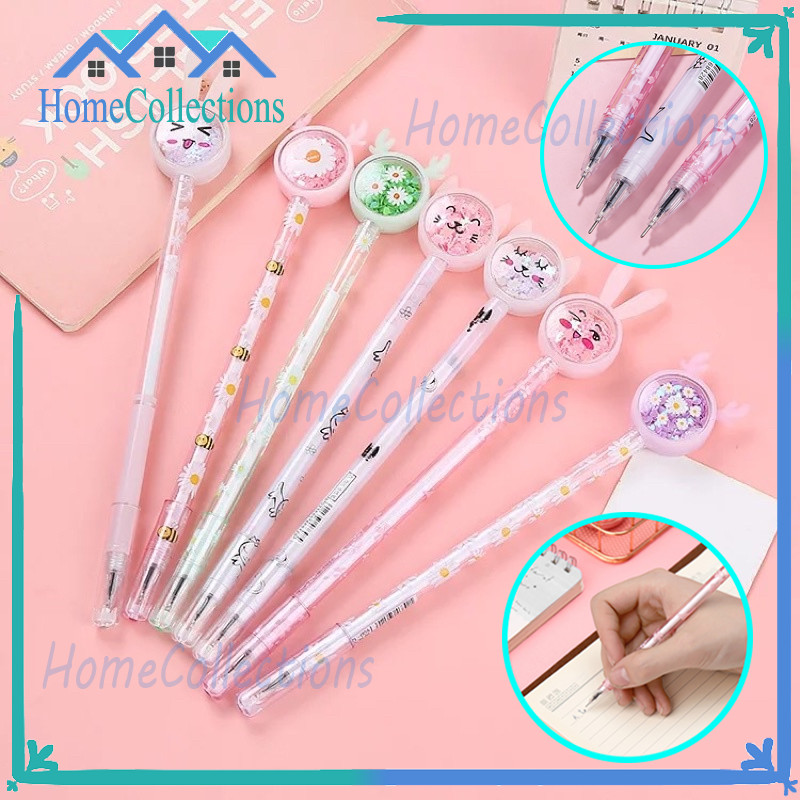 

Pulpen Gel Motif Karakter Kelinci Bunga Lucu/ Bolpen Gel Pastel/Pena Pulpen Gel Motif Karakter Kelinci Lucu