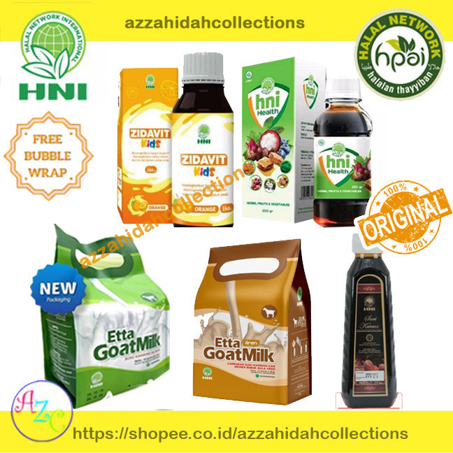 

HNI HEALTH - Susu Kambing EGM (Etta Goat Milk) - Sari Kurma - Zidavit - HNI HPAI KH-azc0