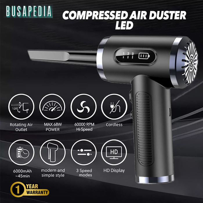 Wireless Air Duster Blower Pembersih Komputer PC Laptop Kamera