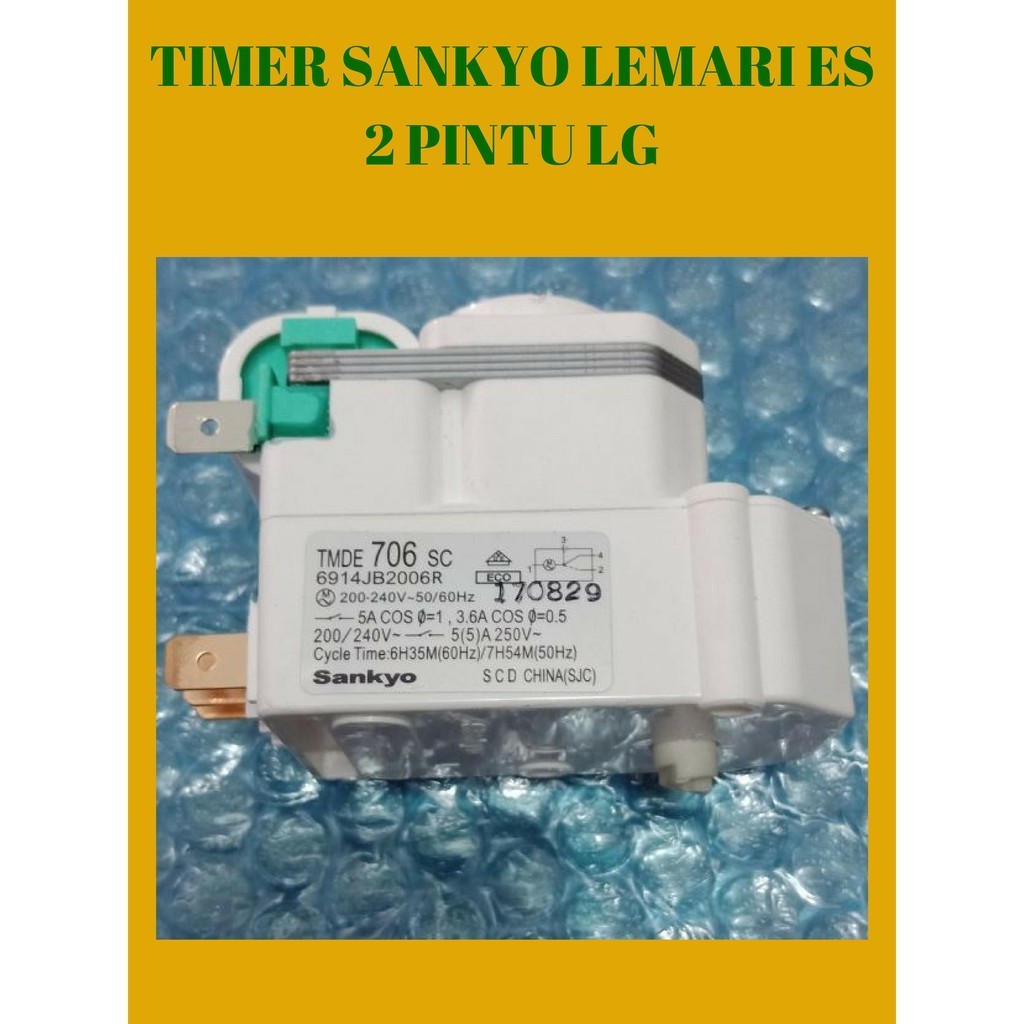TIMER SANKYO LEMARI ES 2 PINTU ORIGINAL LG