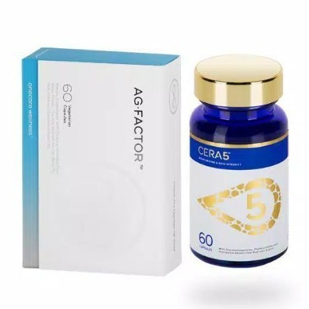 PROMO AG FACTOR CERA5  cera5 suplemen kecantikan antiaging antipenuaan dan whitening skin ag factor 
