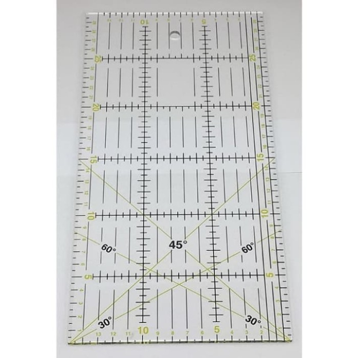 

Penggaris Quilting Ruler QR001