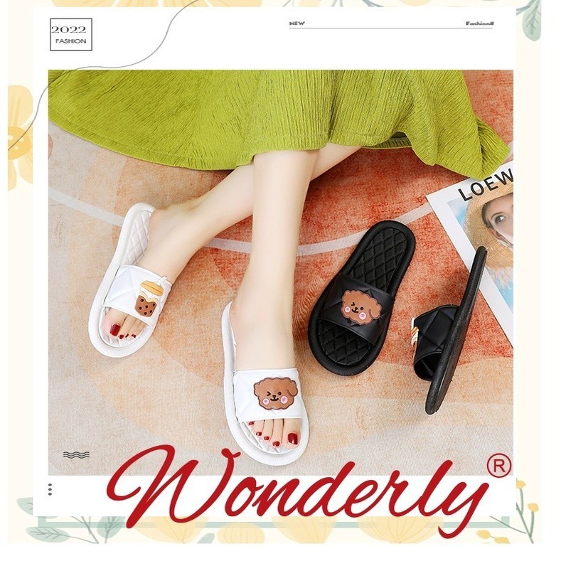 3028-1 [WONDERLY] SANDAL SELOP WANITA JELLY | SENDAL WANITA SLOP JELLY | SANDAL RUMAH WANITA | SANDA