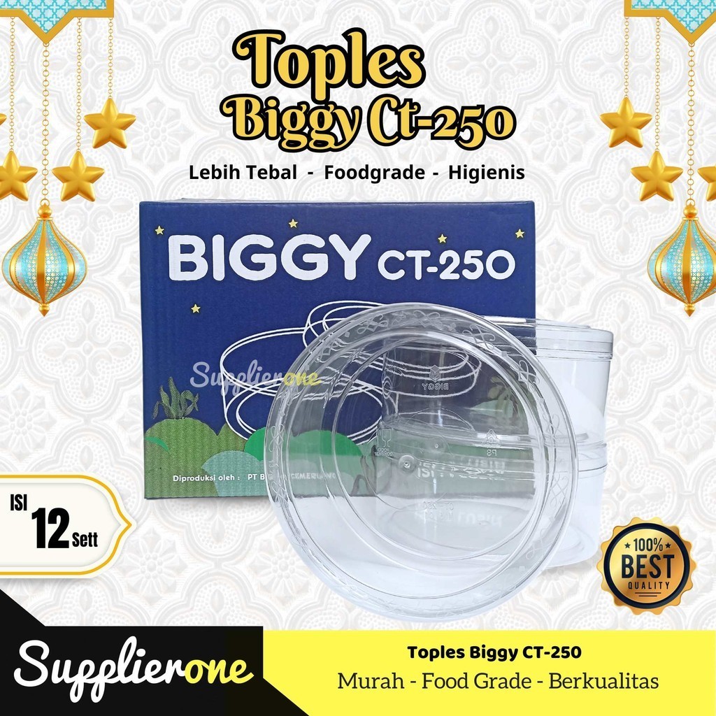 Toples Biggy CT 250 / Toples 500gr / Toples Biggy 500 Gram / Toples 500Gram Bulat / Toples Biggy