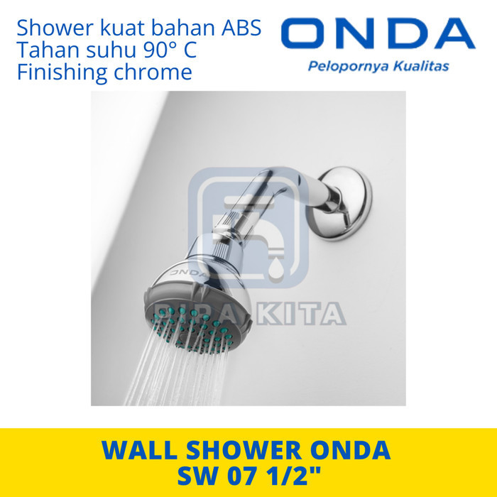 SW 07 ONDA Wall Shower Tanam Tembok