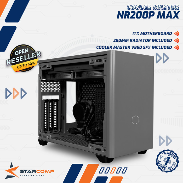Cooler Master NR200P MAX Mini ITX PC Case