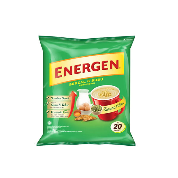 

ENERGEN KACANG HIJAU BAG 20SX30G