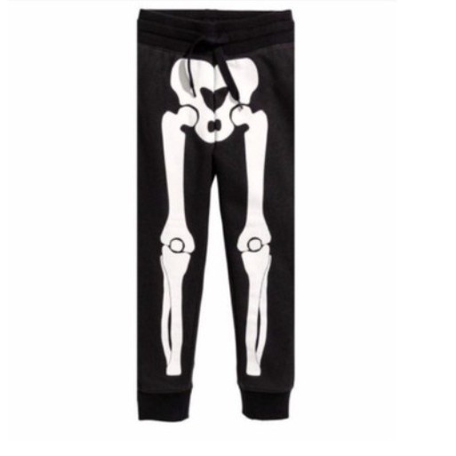 Topads Banner CELANA HM JOGGER HNM SKELETON BLACK ANAK LAKI LAKI
