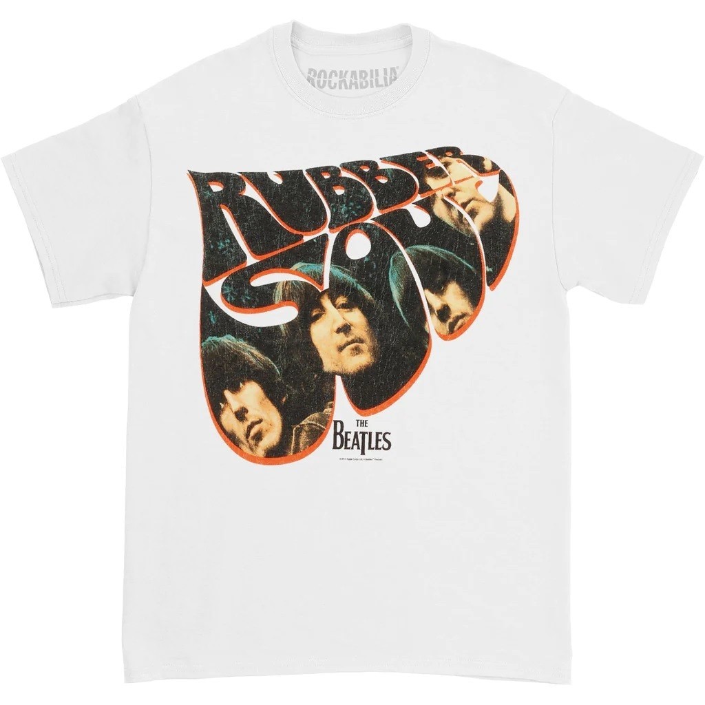 BAJU DISTRO Beatles Rubber Soul T-shirt