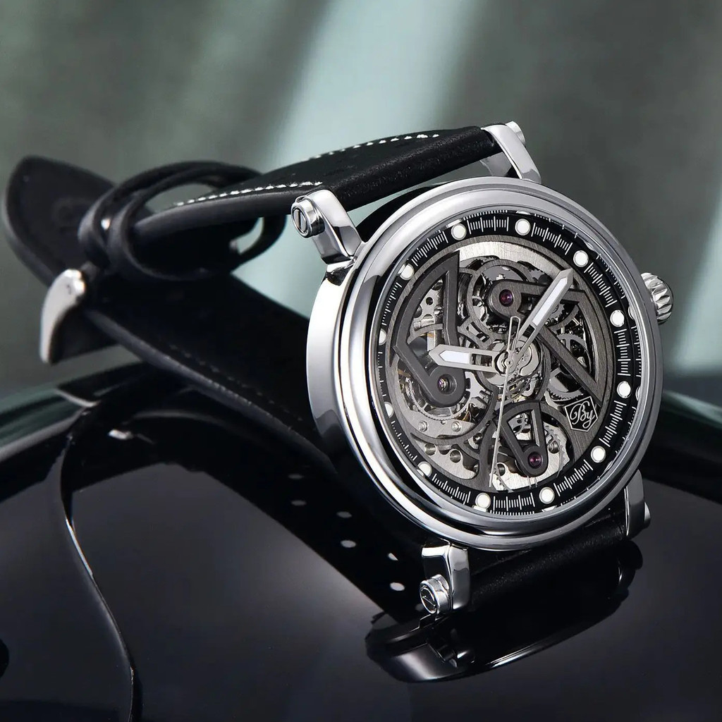 BENYAR Jam Tangan Mekanis Otomatis Merek Mewah Baru Jam Tangan Olahraga Tali Kulit Relojes Hombre Ta